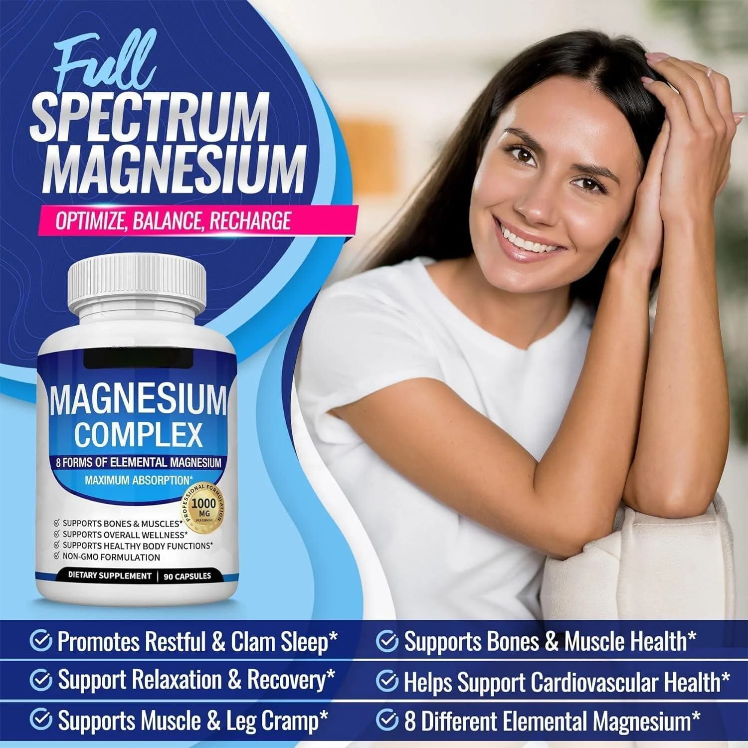 Lunieo Magnesium 5-HTP Blend, product photo 4