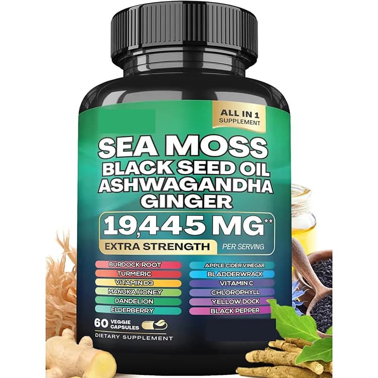 Lunieo Sea Moss Ginger Calm — capsules