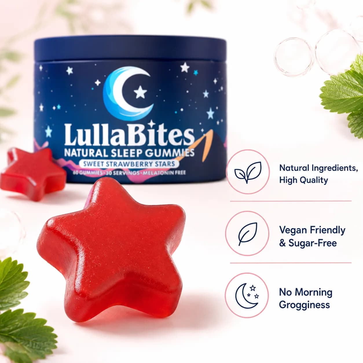 Lunieo Magnesium Glycinate Gummies, product photo 3