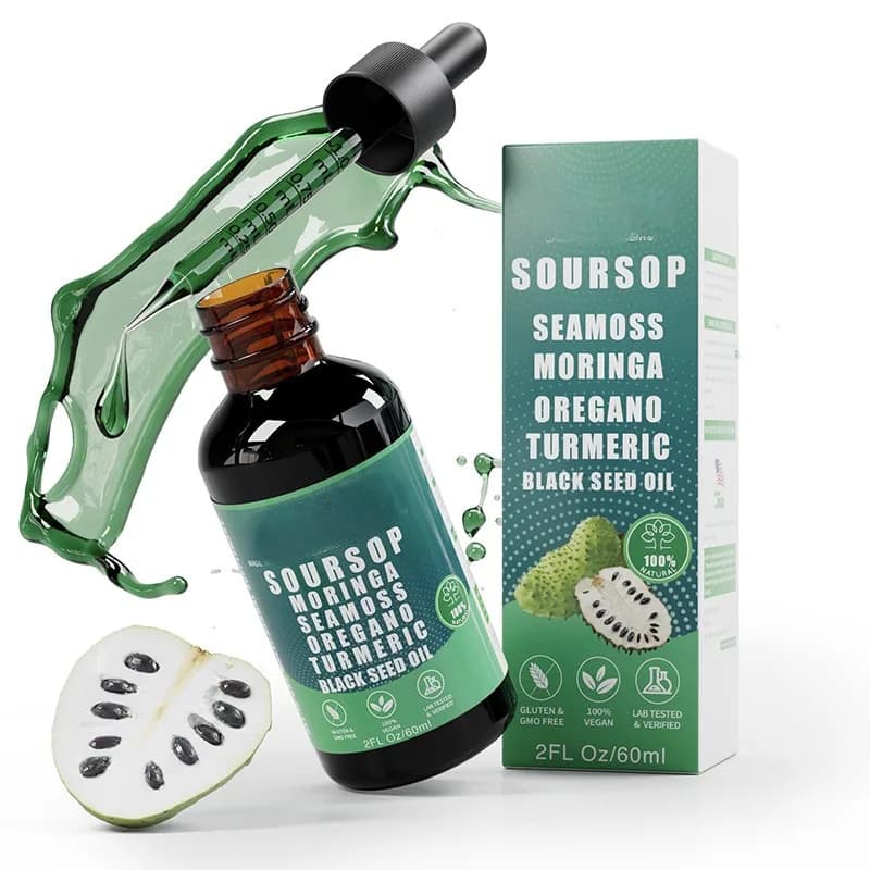 Lunieo Soursop Sea Moss Drops — liquid drops
