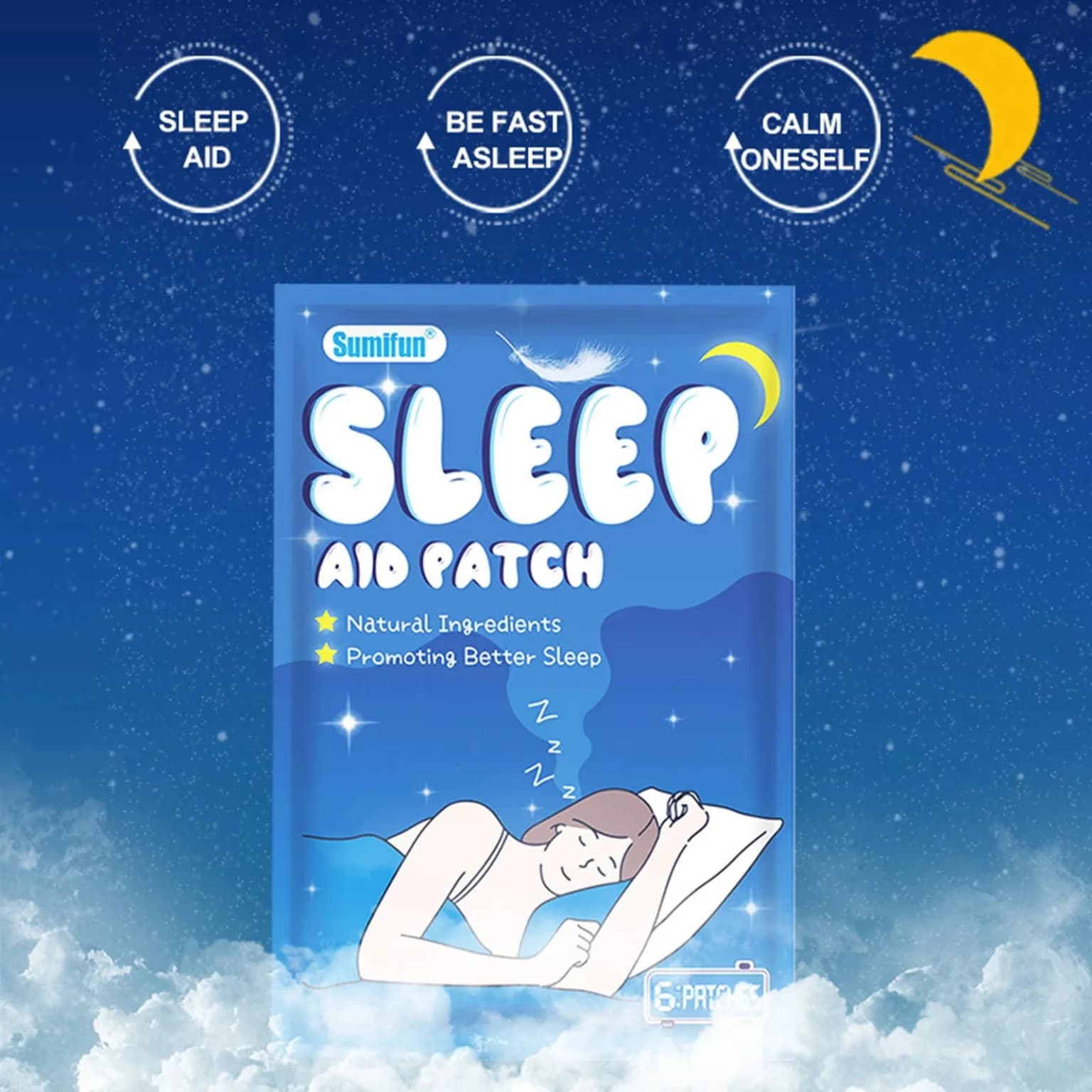 Lunieo Herbal Vitamin E Night Patches, product photo 4
