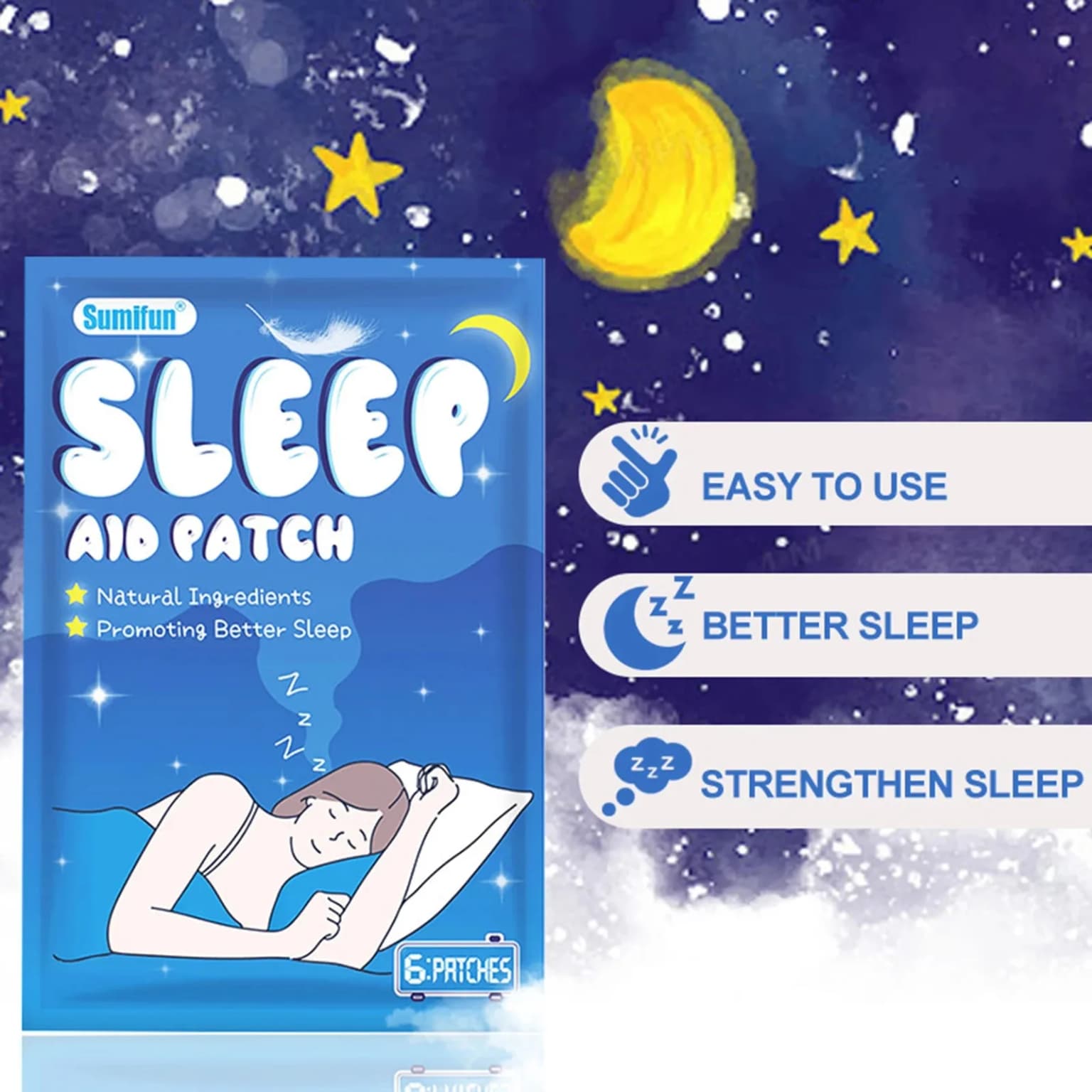 Lunieo Herbal Vitamin E Night Patches, product photo 5