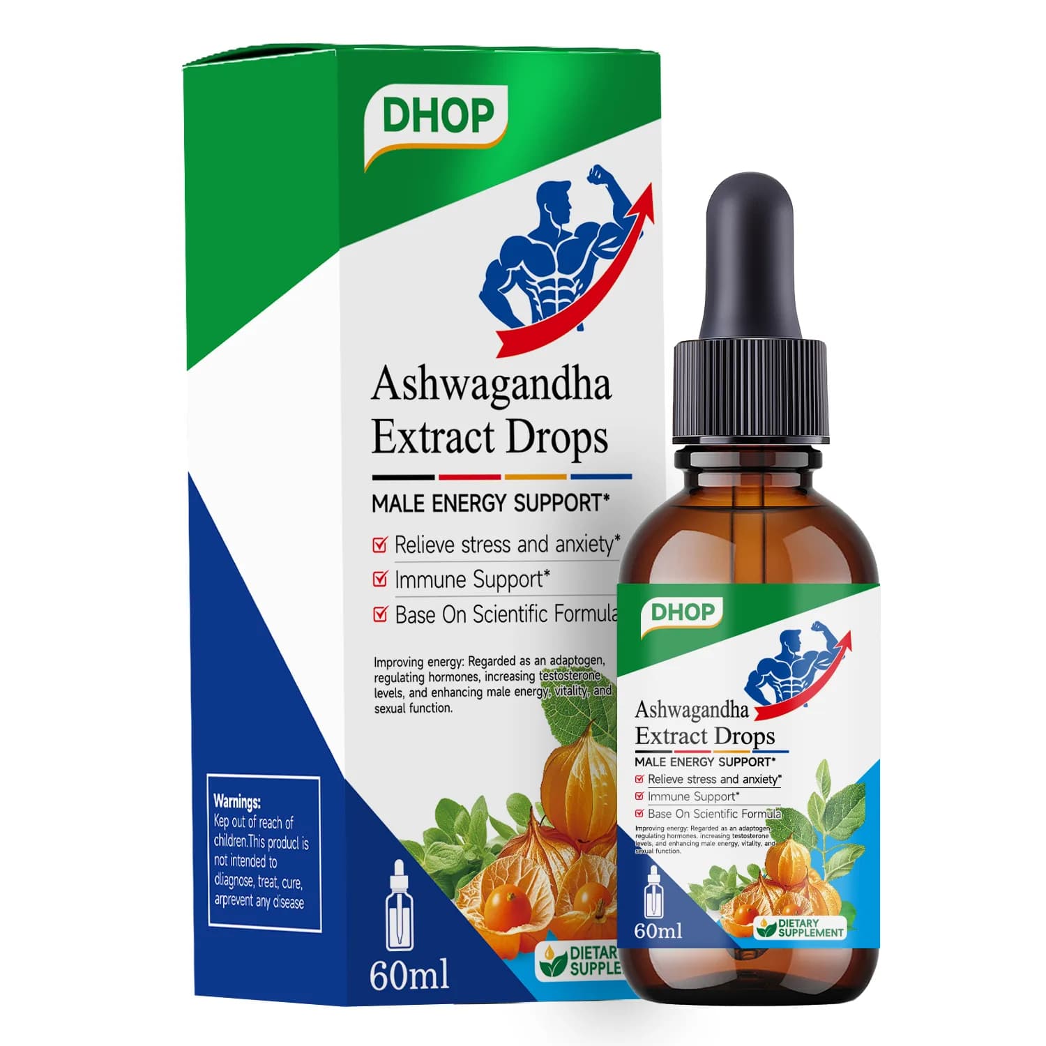 Lunieo Ashwagandha Calm Drops — liquid drops